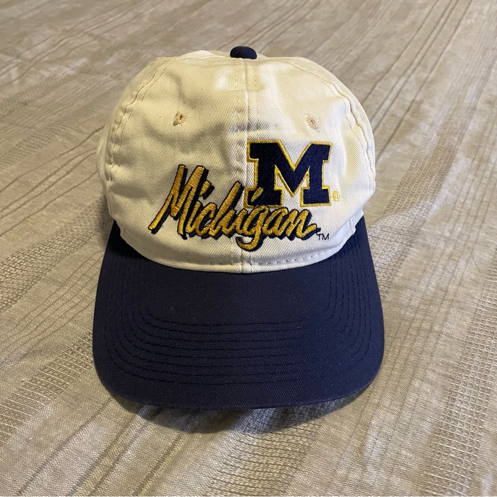 The Game White and Navy Michigan Hat